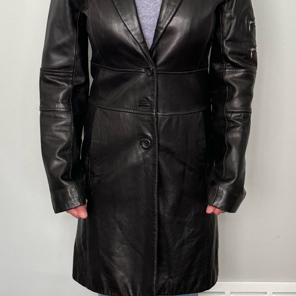 Women's Black Leather Jacket